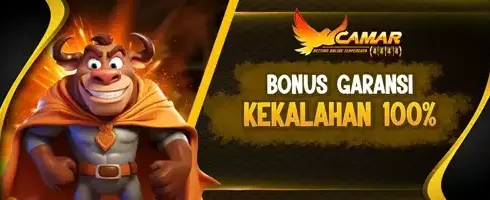 Garansi Kekalahan 100% Cashback promotion banner